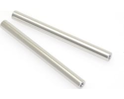 M3x69mm Threaded Aluminum Link Silver Anodized 2 pieces photo