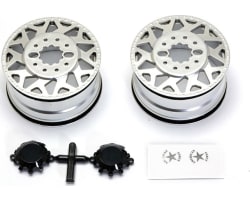 American Force H01 Contra Wheel Silver with Black Cap photo