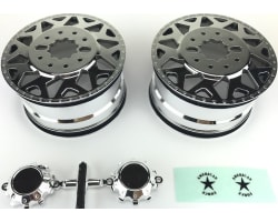 F450 SD American Force H01 CONTRA Wheel (Chrome w/cap) 2 pieces photo