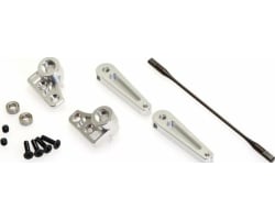 CNC Aluminum Sway Bar Front or Rear Silver Anodized photo