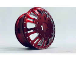 Kg1 Kd004 Duel Front Dually Wheel Red Anodized 2 pieces photo