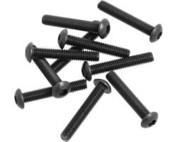 M3x18mm Button Head Hex Socket Screw 10pcs photo