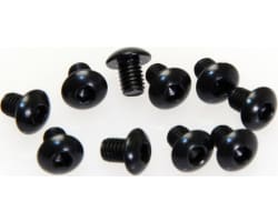 M3x4mm Button Head Hex Socket Screw 10pcs photo