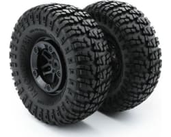 SCA-1E RTR Wheel & Tire Set 1.9 (2) photo