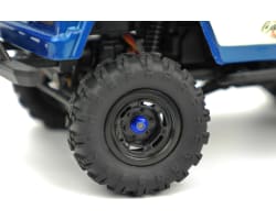 CIS16094 M2 Wheel Locknuts Blue (4): photo