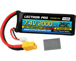 Lectron Pro 7.4v 2000mah 25c battery w xt60 photo