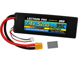 Lectron Pro 7.4v 5200mah 35c LiPo Battery Xt60/Tra Connector photo