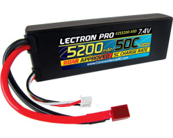 Lectron Pro 7.4v 5200mah 50c LiPo Battery with Deans-Type Connec photo