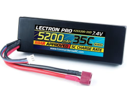 Lectron Pro 7.4v 5200mah 35c LiPo Battery with Deans-Type Connec photo