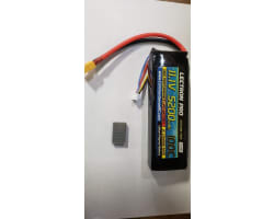 Lectron Pro 11.1V 5200mAh 100C LiPo Battery with XT60/Adapter photo