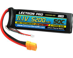 Lectron Pro 11.1v 5200mah 50c LiPo Battery with Xt90 Connector photo