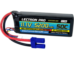 Lectron Pro 11.1v 5200mah 50c LiPo Battery with Ec5 Connector photo