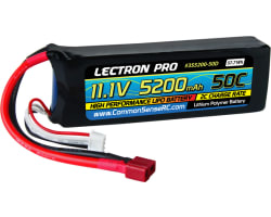 Lectron Pro 11.1v 5200mah 50c Lipo Battery T-plug style connecto photo