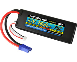 11.1V 7600mAh 75C Hard Case LiPo Battery with EC5 Connector photo