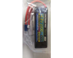 Lectron Pro 14.8V 2200mAh 100C LiPo Battery with EC3 Connector photo