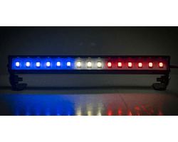 LED Light Bar - 5.6 - Police Lights (Red White and Blue Light photo