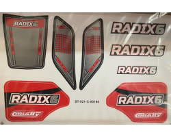 Body Decal Sheet - Radix 6s - 1 Pc photo