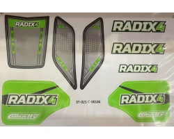 Body Decal Sheet - Radix 4s - 1 Pc photo