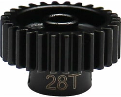 28 0.5 Mod Hardened Steel Pinion Gear 1/8 Bore photo