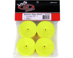 Speedline Buggy Wheels for B6 / Rb6 / Front Yellow 4 Pieces photo