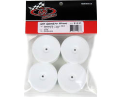 Slim Speedline Buggy Wheels for B6/B6D/RB6 Front White 4 pieces photo