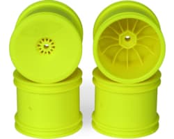 Speedline ST Wheels for TLR 22T / YELLOW / 4 pieces photo