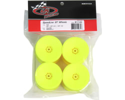 Speedline ST Wheels for TLR 22T / YELLOW / 4 pieces photo