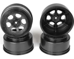 Trinidad SC Wheels for SC5M SC10 ProSC +3mm Black photo