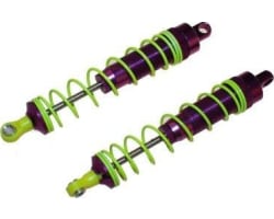 Purple Aluminum Threaded Shocks 100mm Assembled photo