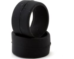1/28 Front Slick Rubber Touring Tires (2) (Medium Hard) photo