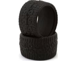 1/28 Rear Treaded Rubber Touring Tires (2) (Super Soft) photo