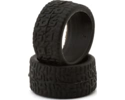 1/28 Rear Treaded Rubber Touring Tires (2) (Soft) photo