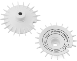 Sloped Aero Drift Wheel Cover (White) (2) (Drift Element Wheels) photo