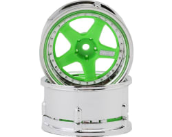 Drift Element 5 Spokes Drift Whee Flu Green/Chrome Lip photo