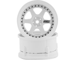 Drift Element 6 Spoke Drift Wheels (Triple White w/Black Rivets) photo