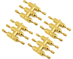 Ds Racing Drift Element Scale Lug Nuts (Gold Chrome) (24) Short photo