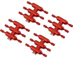 DS Racing Drift Element Scale Lug Nuts (Red) (24) (Short) photo