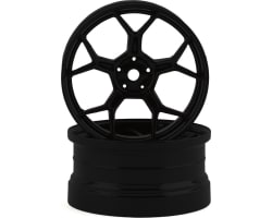 Feathery Split Spoke Drift Rim (Matte Black) (2) (6mm Offset) photo