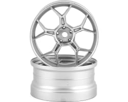 Feathery Split Spoke Drift Rim (Chrome) (2) (6mm Offset) photo