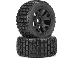 Brutus F/R 5.7 Monster Truck Tires MTD 24mm Black Ripper 2 photo