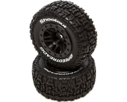 SpeedTreads Shootout SCMounted Black:TRA SL ECX R4X4 F/R photo