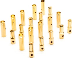 Gold Bullet Connector Set 4mm 10 photo