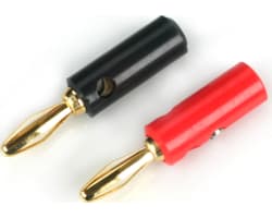 Gold Banana Plug Set with Screws photo