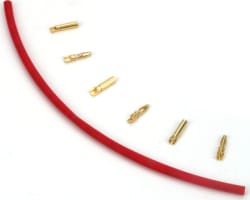 Gold Bullet Connector Set 2mm (3) photo