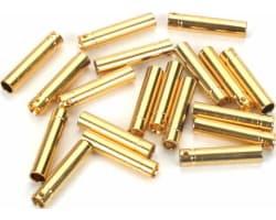 Gold Bullet Connector Female 4mm (30) photo