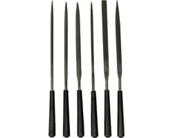 6pc Needle File Set Carded photo