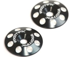 Flite Wing Buttons V2 6061 Aluminum Black Anodized photo