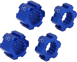 Aluminum 24mm Hex Hubs (4) TRA 2WD photo