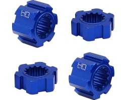 Aluminum 24mm Hex Hubs (4) TRA 2WD photo