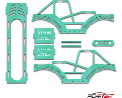 Furitek Raptor Aluminum Frame Kit for Scx24 - Green Seafoam photo